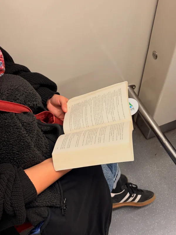 Alguien leyendo El nombre del viento